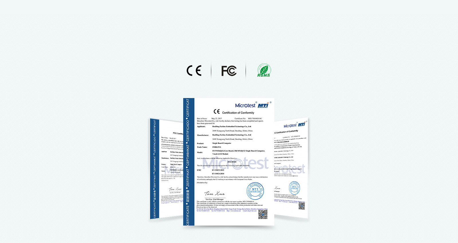 i.MX6Q通過多種檢測(cè)認(rèn)證