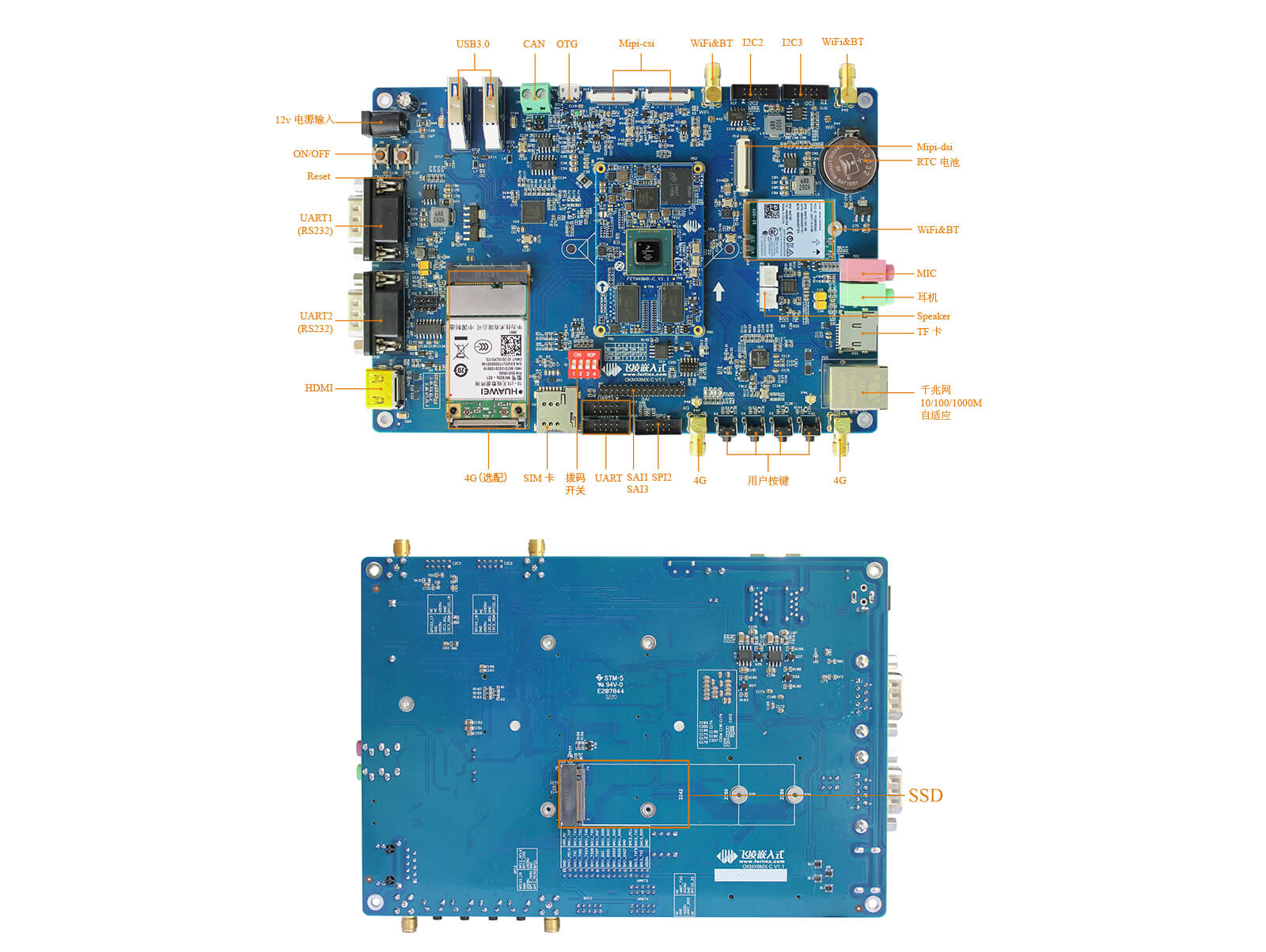 iMX8MQ開發(fā)板評估板